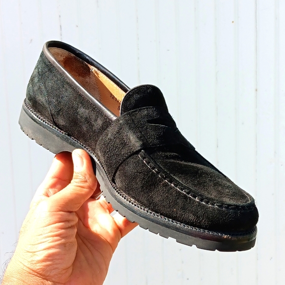 COLE HAAN Cole Haan Men's Pinch Grande Suede Penny Loafer - Picture 9 of 16